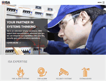 Tablet Screenshot of isa-net.com